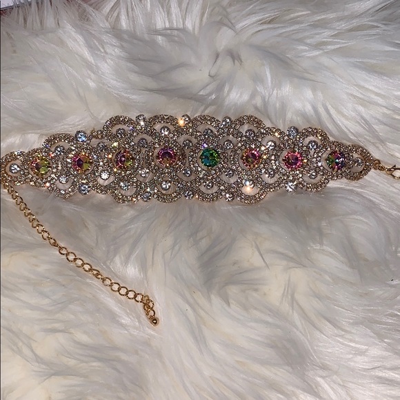 Jewelry - Bohemian color gem choker necklace